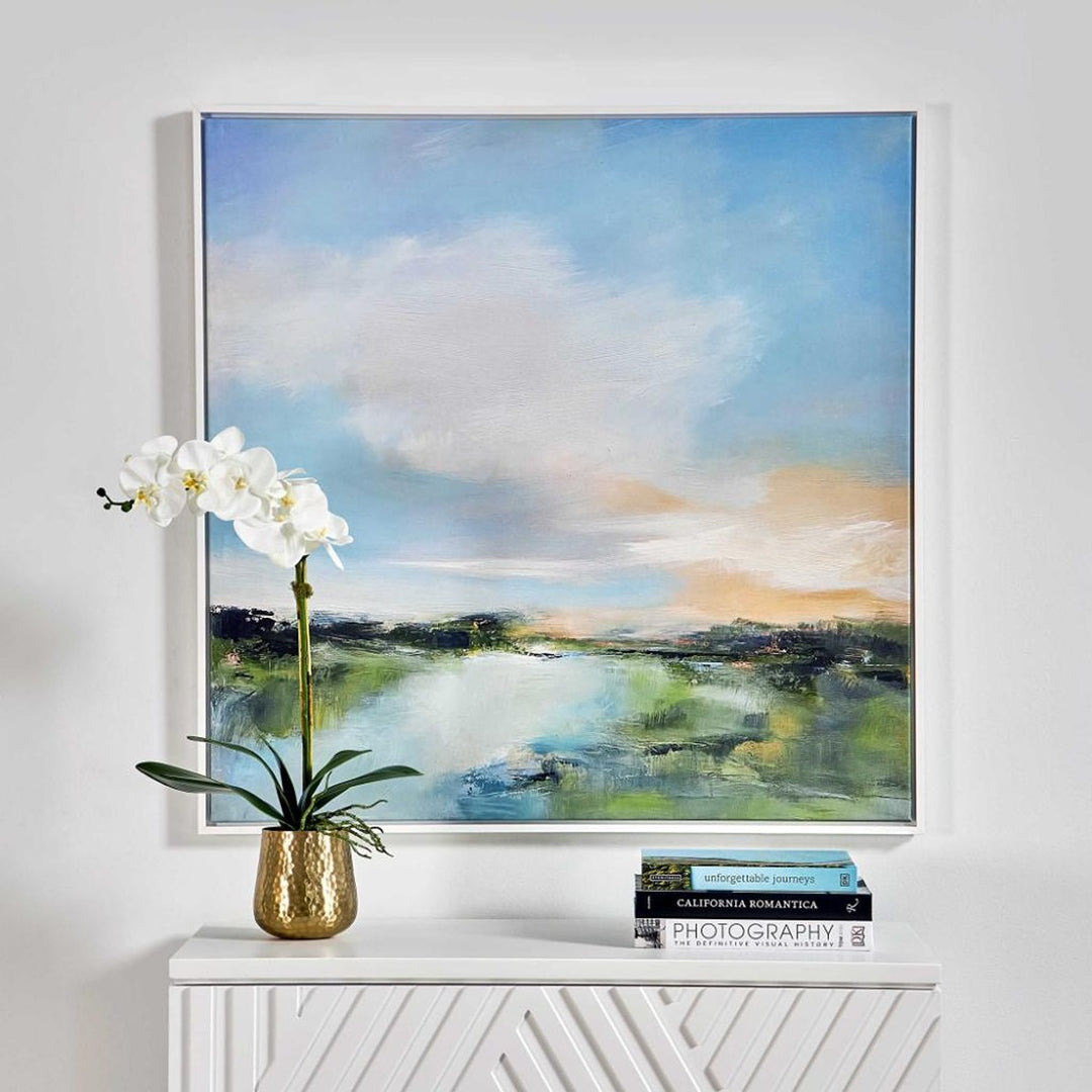 The River Glows Framed Canvas Keiichi 3