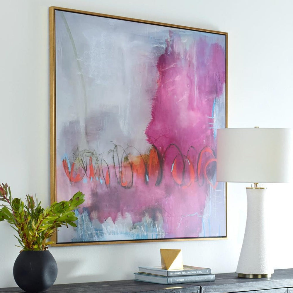 Jardins Rose Framed Canvas Keiichi 2