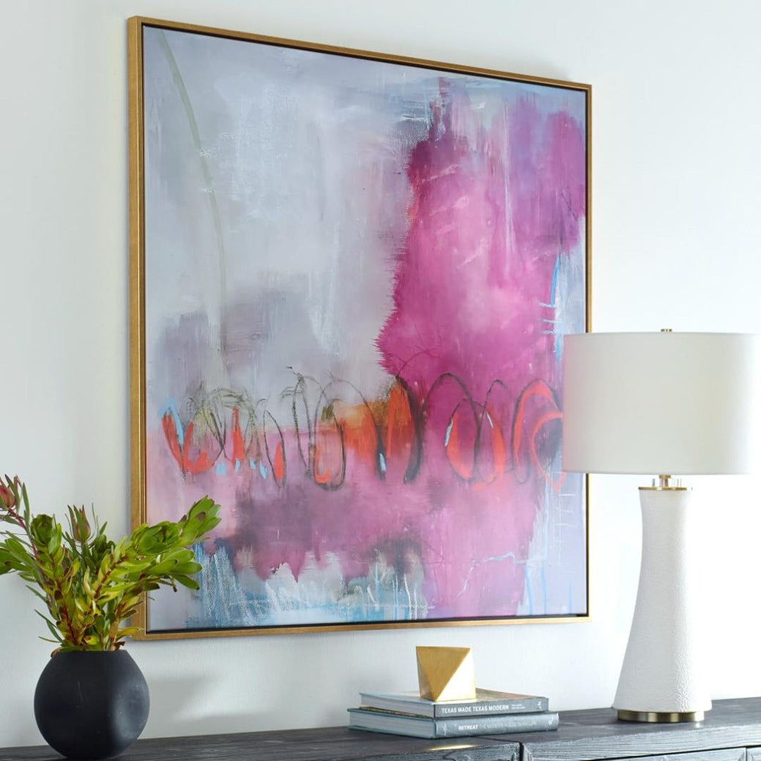 Jardins Rose Framed Canvas Keiichi 2