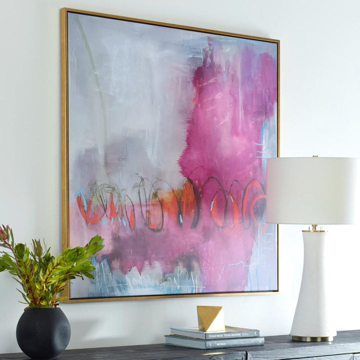 Jardins Rose Framed Canvas Keiichi 2