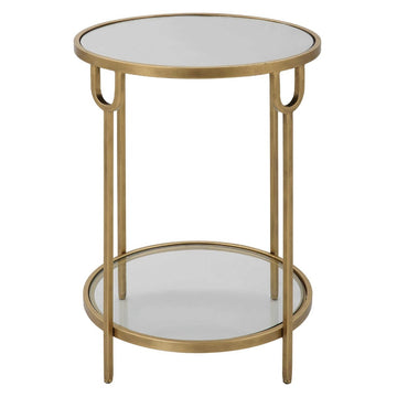 Keiichi Ula Side Table Brass