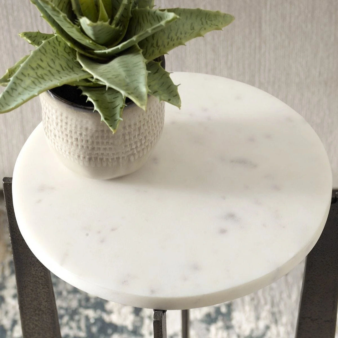 Rhys Marble Accent Table