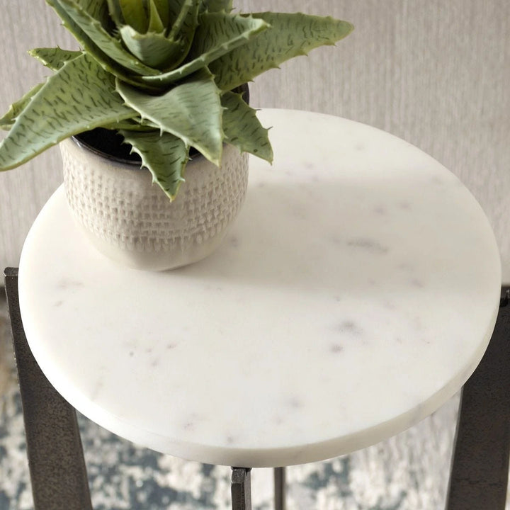 Rhys Marble Accent Table