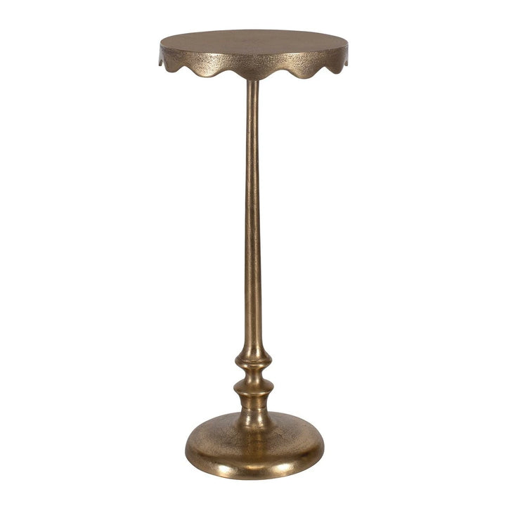 Octavia Antique Brass Side Table