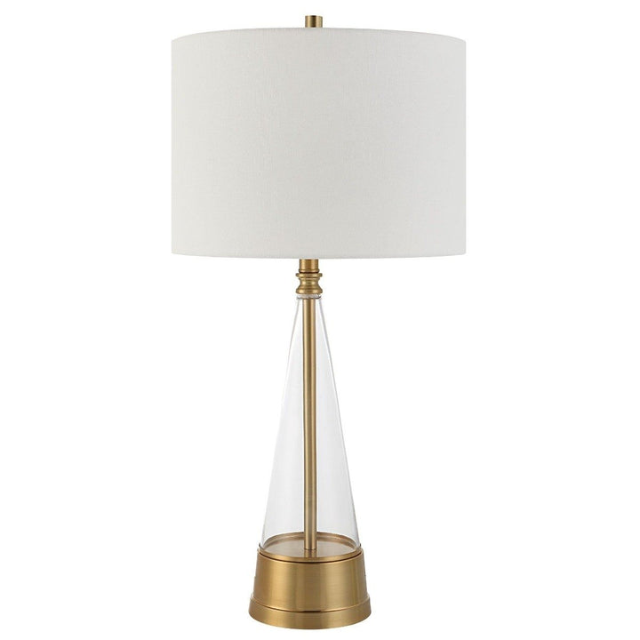 Prism Table Lamp - Brass Keiichi 1