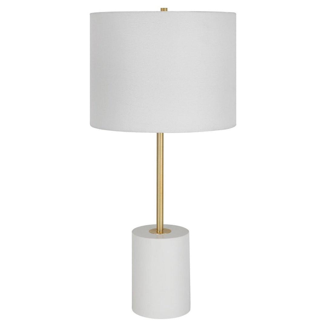 Simplistic Table Lamp - White Keiichi 1
