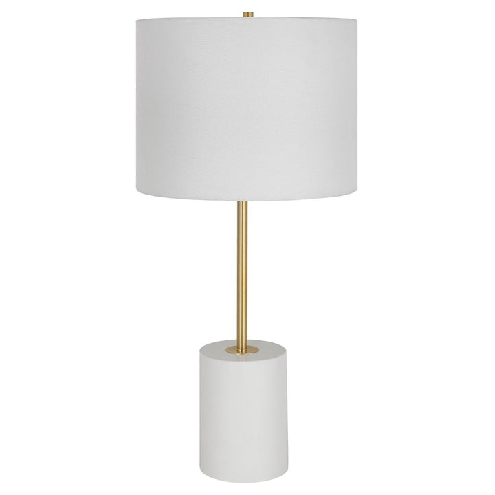 Simplistic Table Lamp - White Keiichi 1