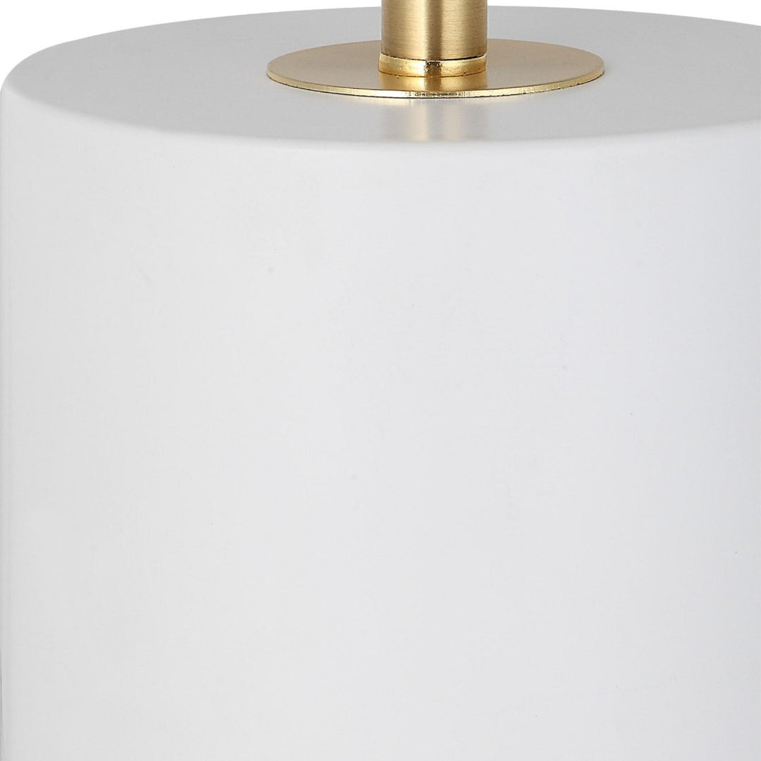 Simplistic Table Lamp - White Keiichi 6