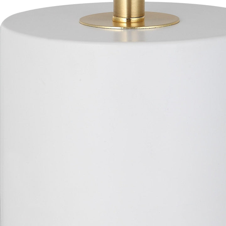 Simplistic Table Lamp - White Keiichi 6