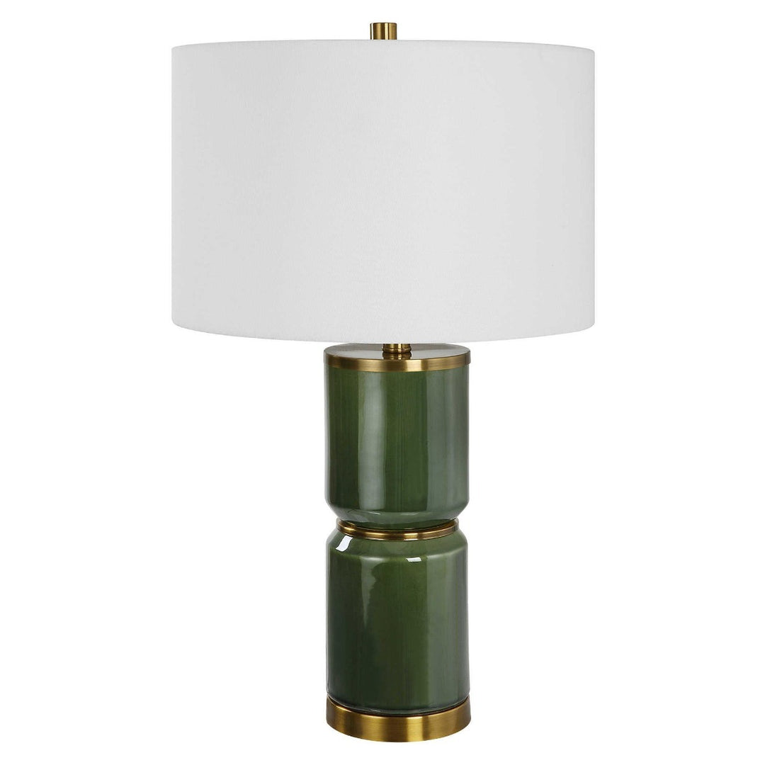 Lilian Table Lamp - Moss Green Keiichi 1