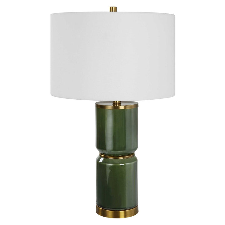 Lilian Table Lamp - Moss Green Keiichi 1