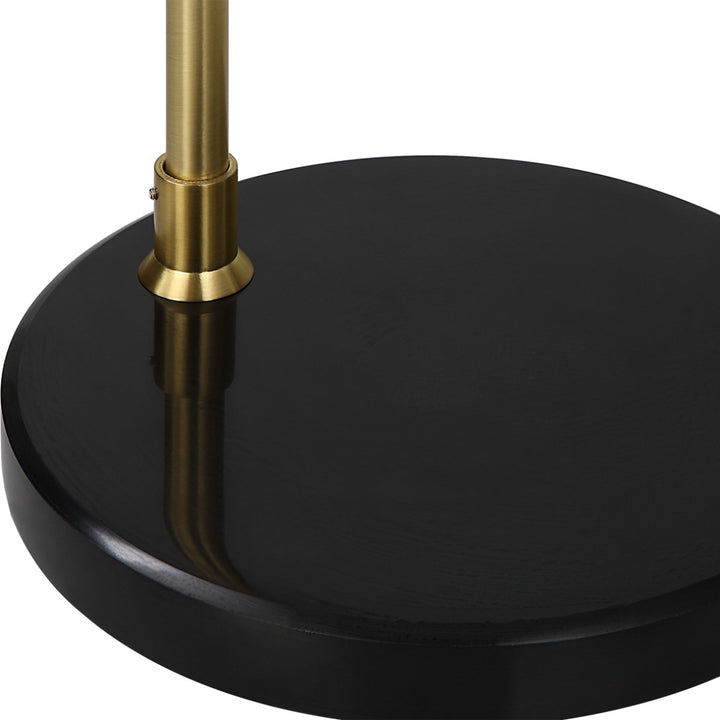 Ambrose Marble Base Floor Lamp - Black Keiichi 5