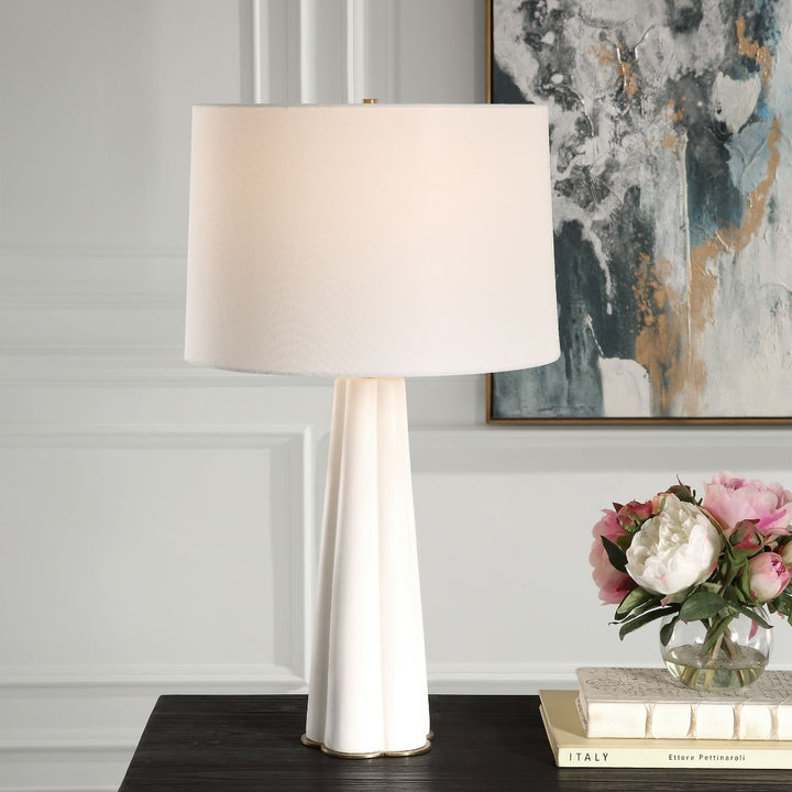 Darcy Table Lamp - Marble & Brass Keiichi 2