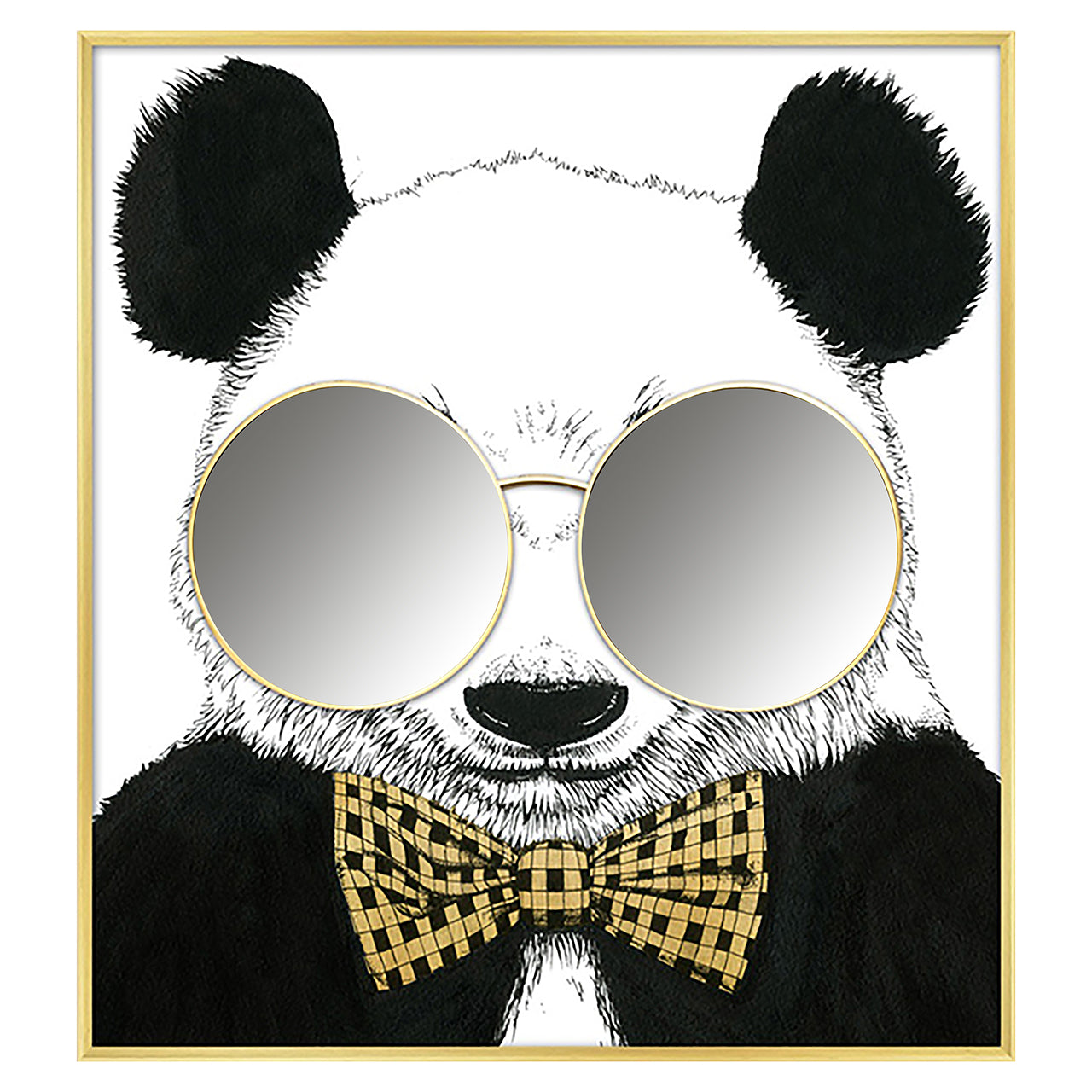 Richmond Interiors Shiny Panda Wall Art