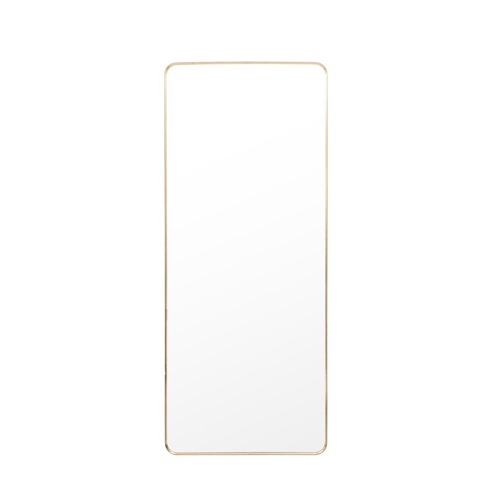 Gallery Interiors Aegis Leaner Mirror in Gold