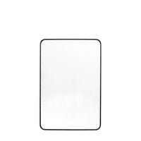 Gallery Interiors Aegis Rectangle Mirror in Black