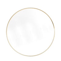 Gallery Interiors Aegis Large Round Mirror in Gold