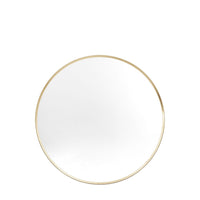 Gallery Interiors Aegis Small Round Mirror in Gold