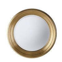 Gallery Interiors Chaplin Round Mirror in Gold