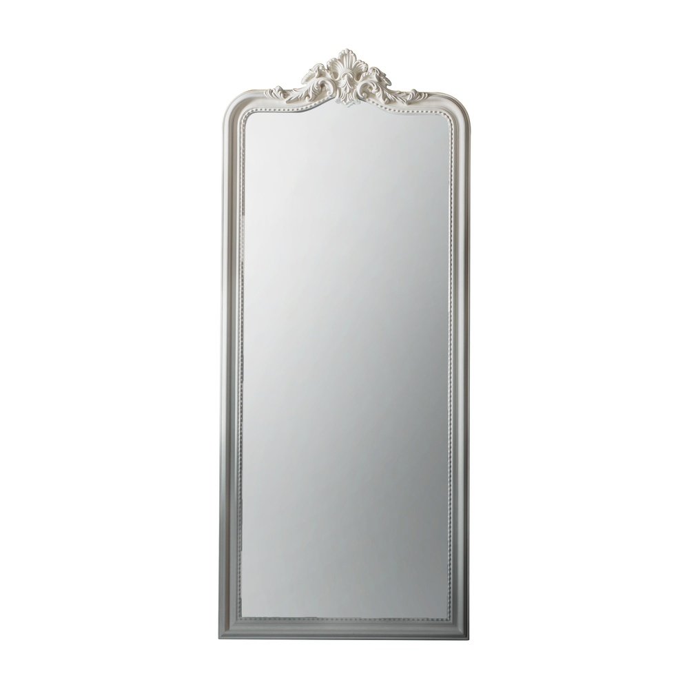  GalleryDirect-Gallery Interiors Cagney Mirror in White-White 013 