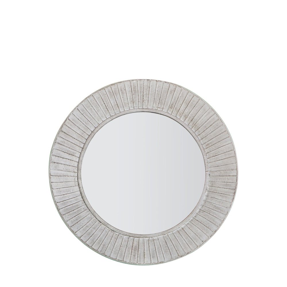Gallery Interiors Ramlia Mirror in White