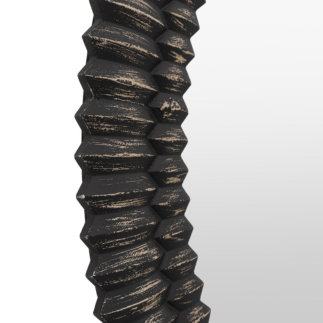 Omico Round Mirror 90cm - Black Wash GalleryDirect 7