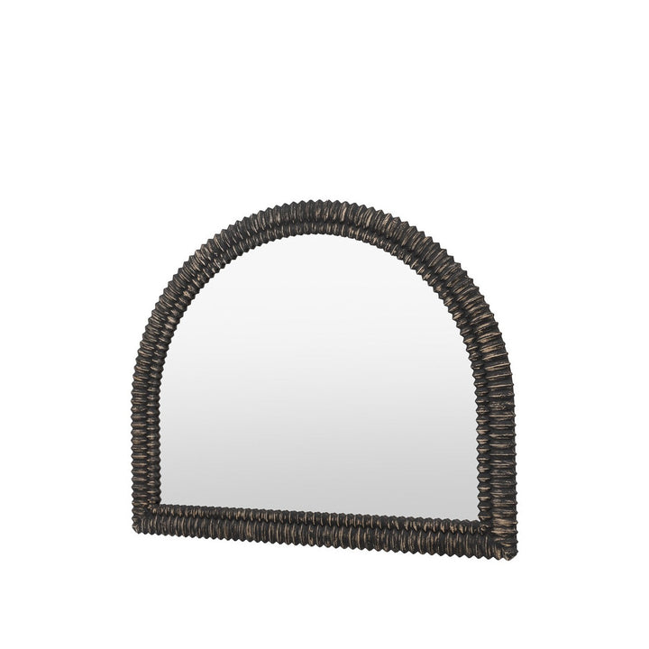 Omico Arch Overmantle Mirror 120 x 100cm - Black Wash GalleryDirect 5
