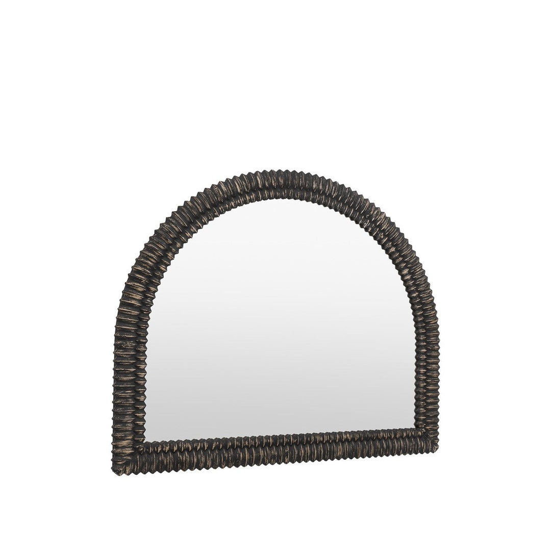 Omico Arch Overmantle Mirror 120 x 100cm - Black Wash GalleryDirect 6