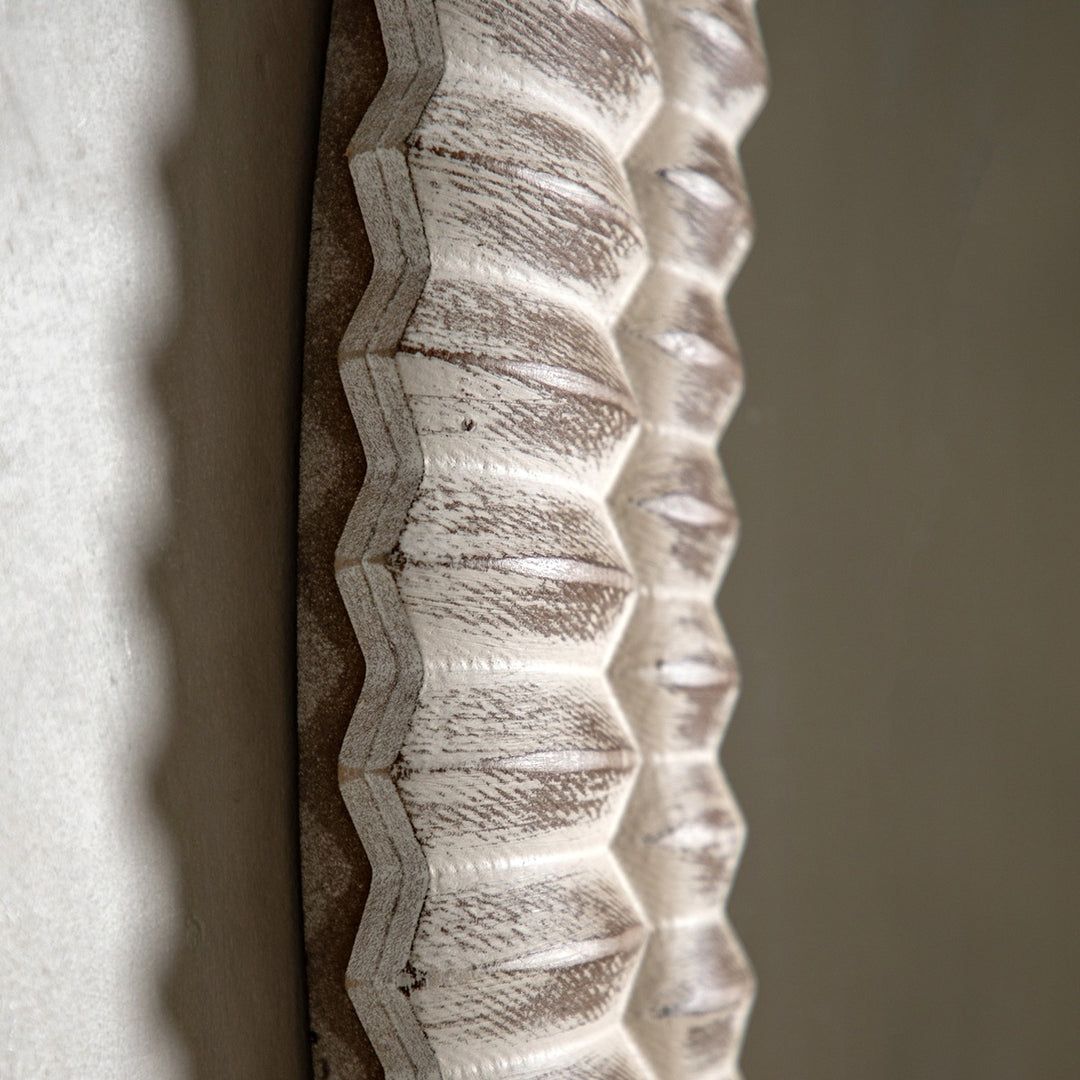 Omico Round Mirror 90cm - White Wash GalleryDirect 4