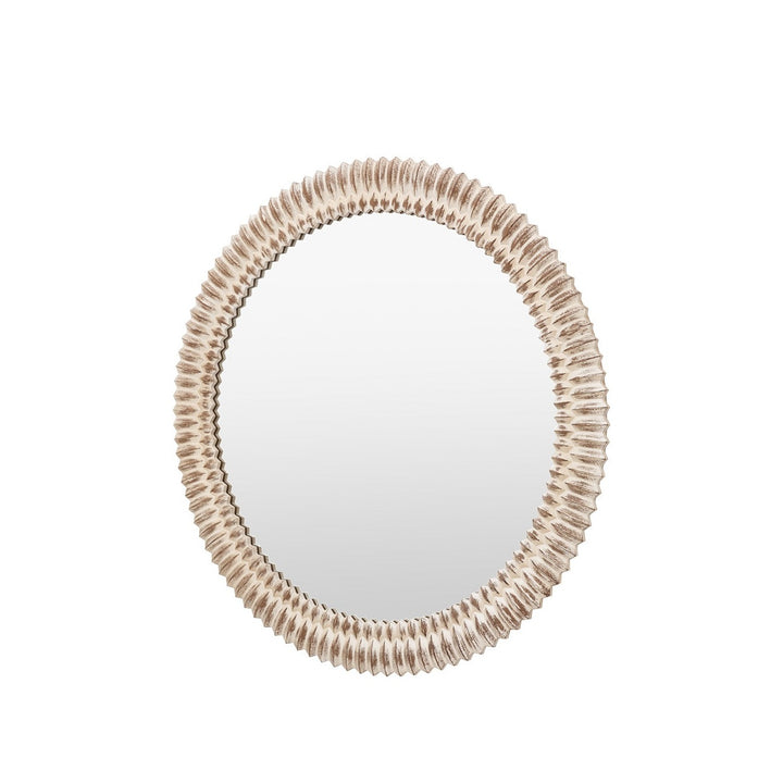 Omico Round Mirror 90cm - White Wash GalleryDirect 5