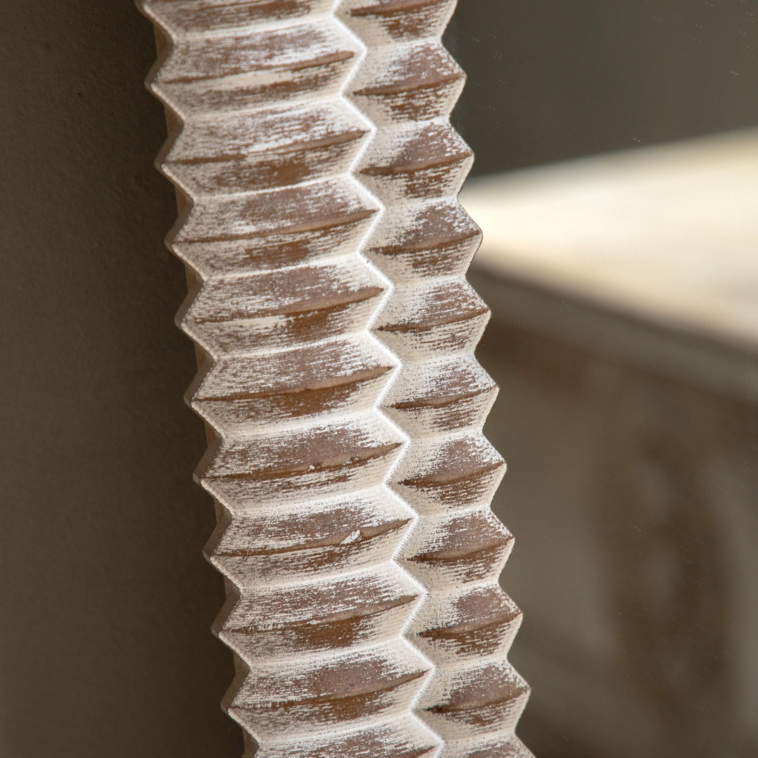 Omico Arch Leaner Mirror 77 x 170cm - White Wash GalleryDirect 3