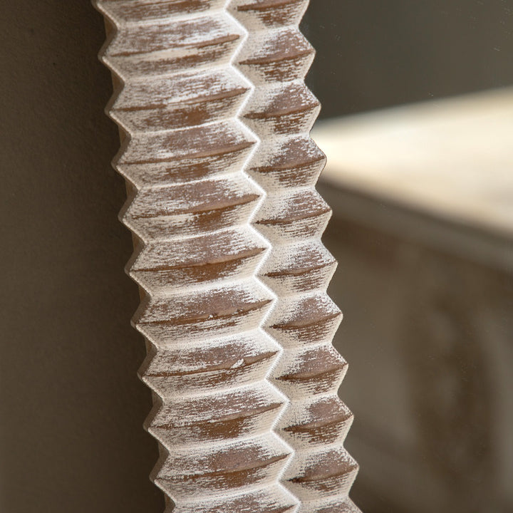 Omico Arch Leaner Mirror 77 x 170cm - White Wash GalleryDirect 3