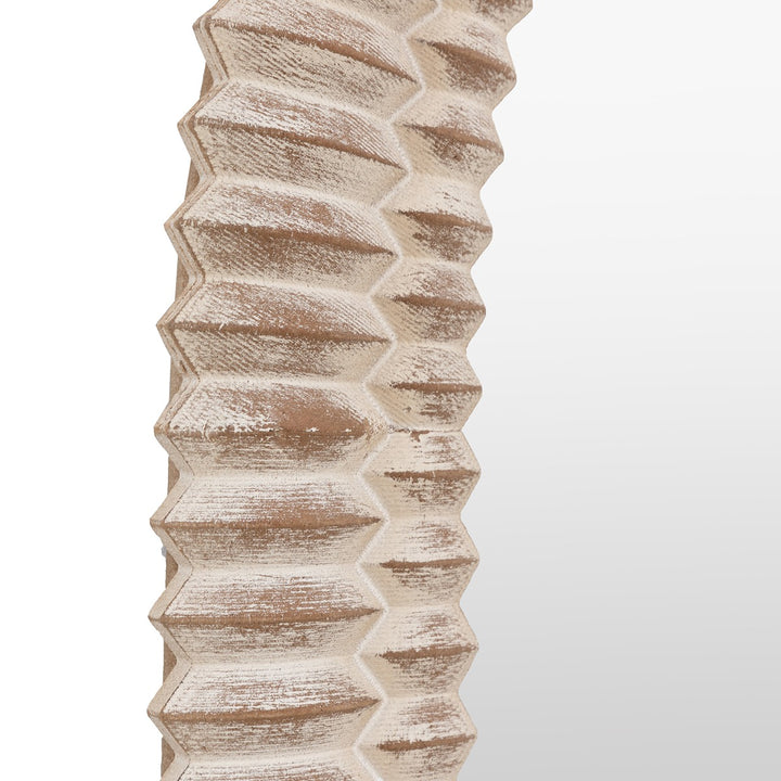 Omico Arch Overmantle Mirror 120 x 100cm - White Wash GalleryDirect 7