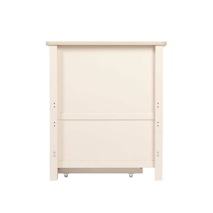 Starlight Cot & Changing Unit Set - Cashmere & Oak