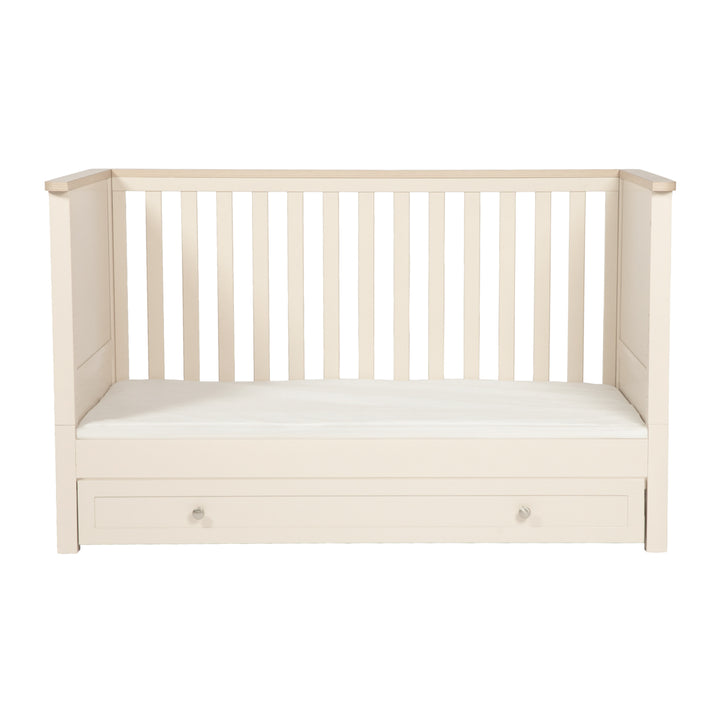 Starlight Cot & Changing Unit Set - Cashmere & Oak
