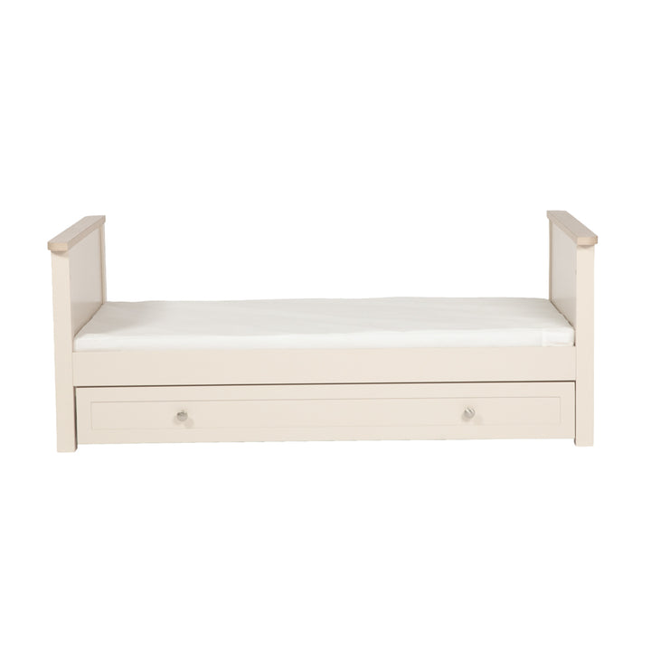 Starlight Cot & Changing Unit Set - Cashmere & Oak