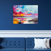 Scott Naismith Da Capo Magenta Canvas