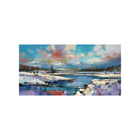 Scott Naismith Glen Spean Snow Canvas - 50 x 100