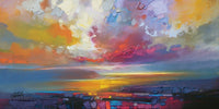 Scott Naismith Uig Clouds Canvas - 50 x 100