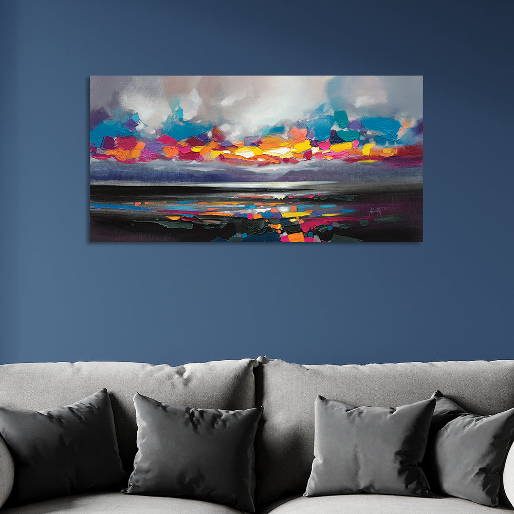 Scott Naismith Primary Fragments Canvas - 50 x 100