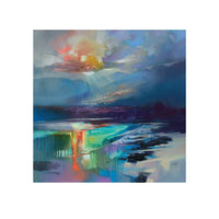 Scott Naismith Cerulean Cyan Study Canvas - 85 x 85