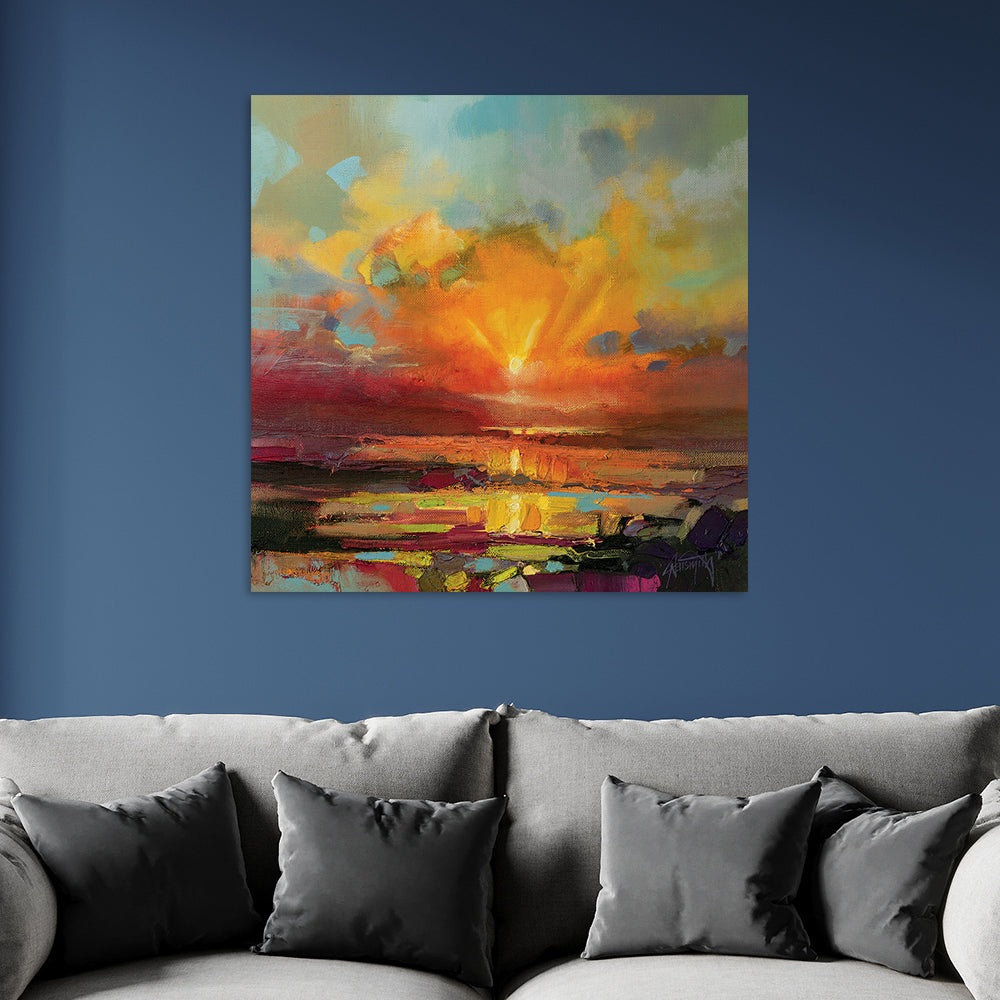 Scott Naismith Optimism Sunrise Study Canvas - 85 x 85