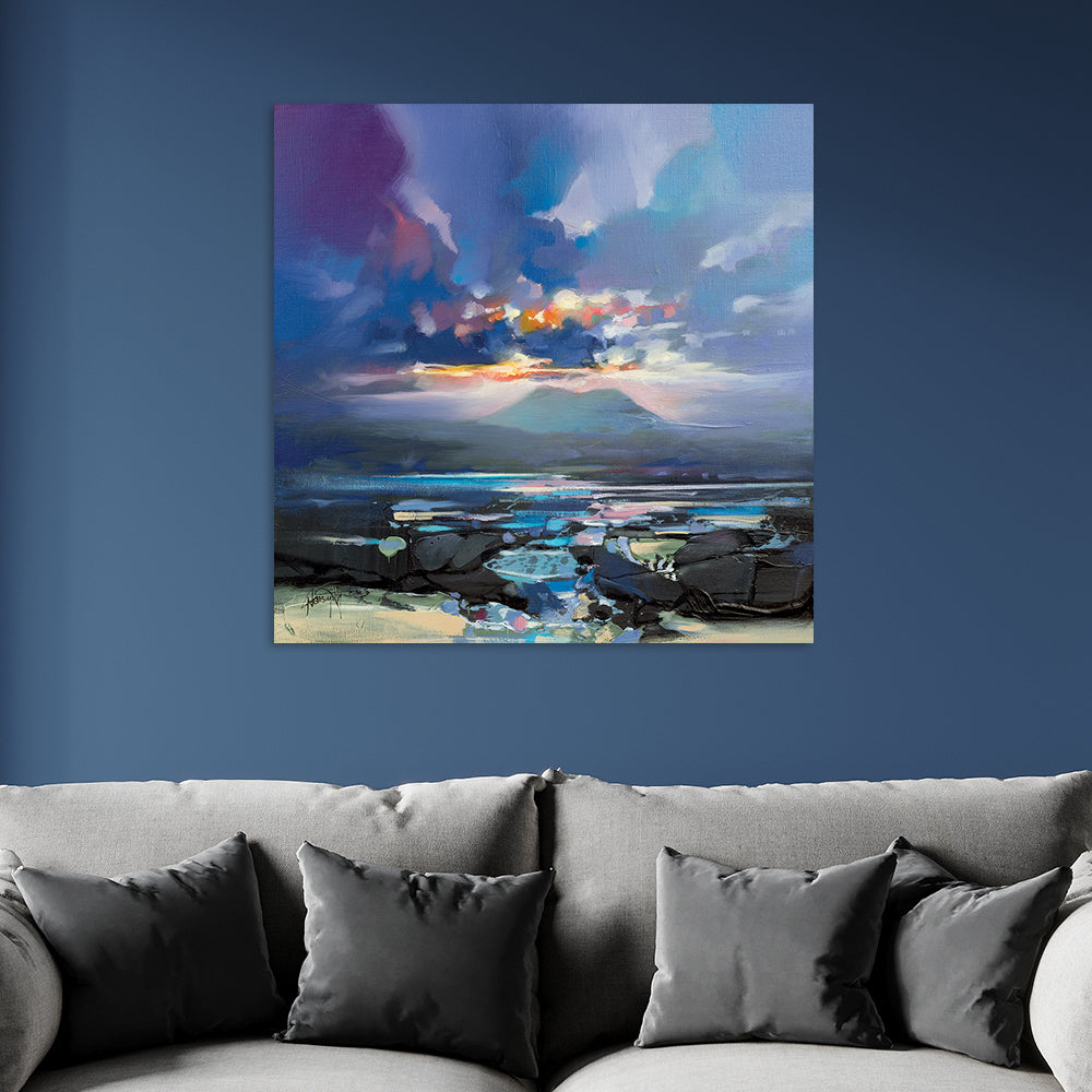 Scott Naismith West Coast Blues Iii Canvas - 85 x 85