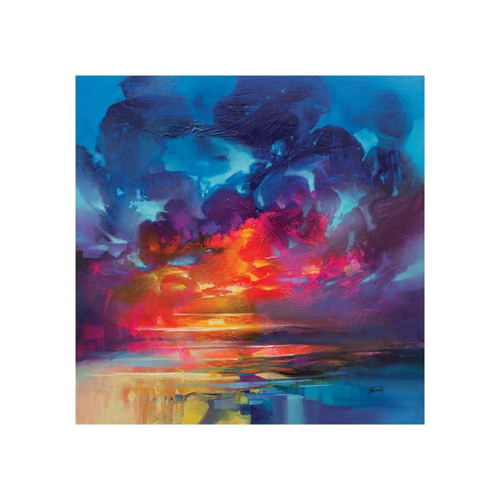 Scott Naismith Liquid Light 3 Canvas - 85 x 85