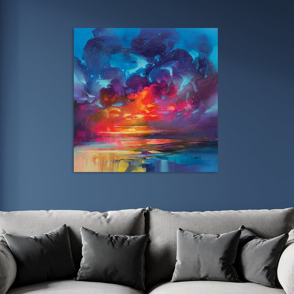 Scott Naismith Liquid Light 3 Canvas - 85 x 85