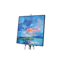 Scott Naismith Arran Blue Capped Framed Canvas With Hand Paint - 85 x 85