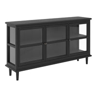 O&Co Eastwood 3 Door Sideboard in Black