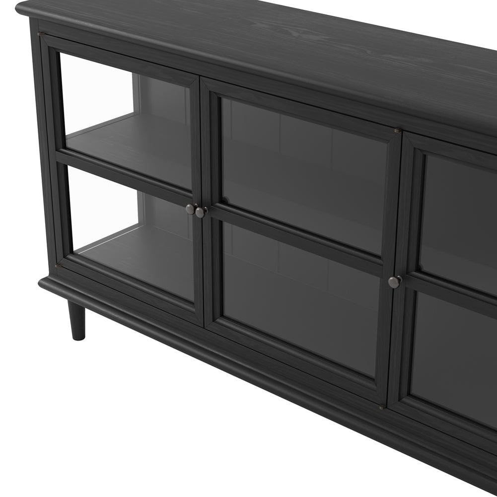 O&Co Eastwood 3 Door Sideboard in Black