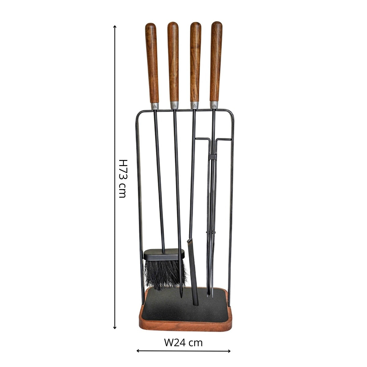 Ivyline Wooden Handle Square Companion Set