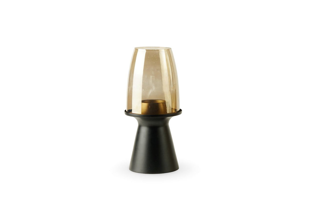 Vienna Small Hurricaine Lantern - Black Richmond 1